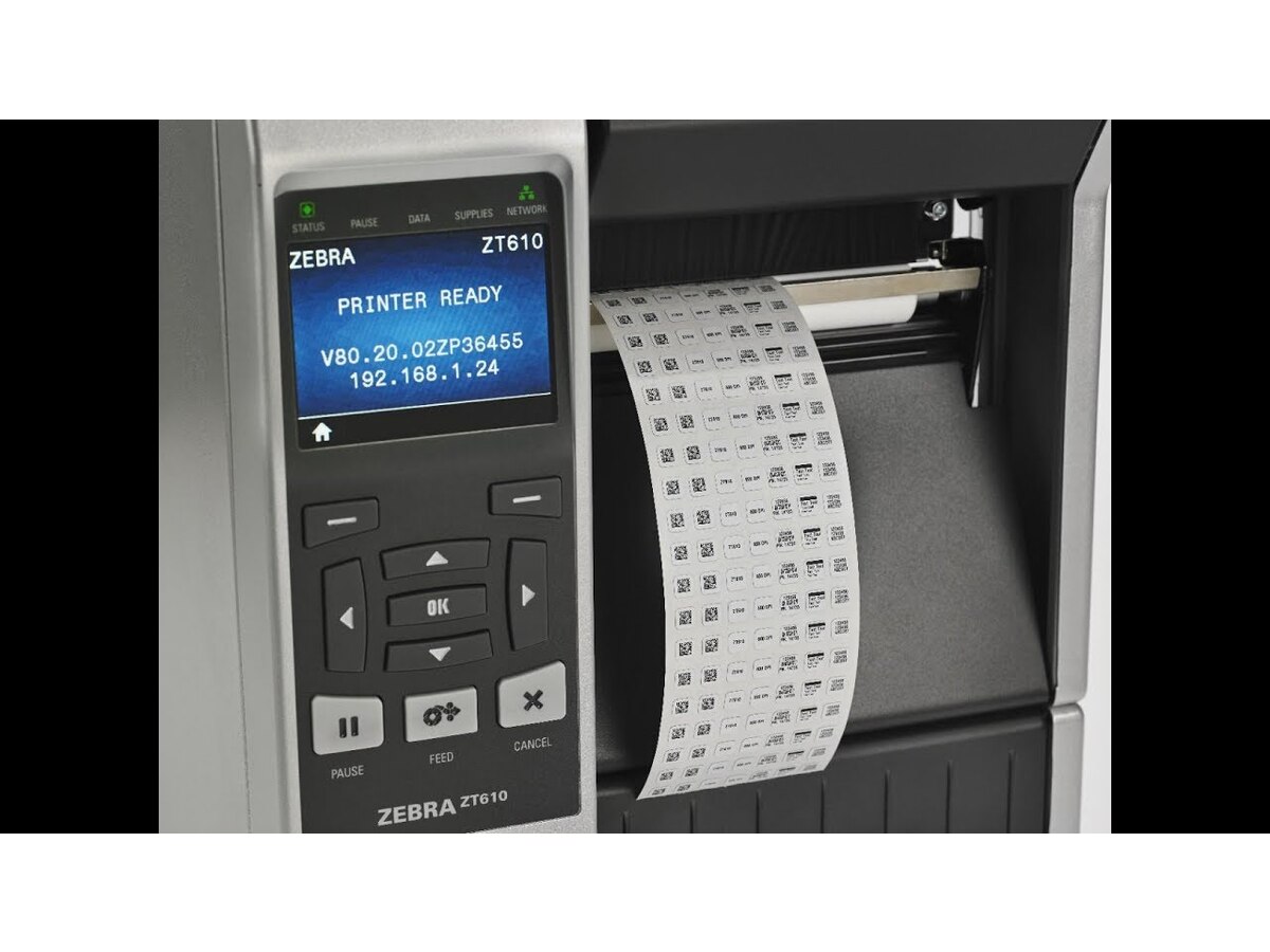 Zebra ZT610 Endüstriyel Barkod Yazıcı